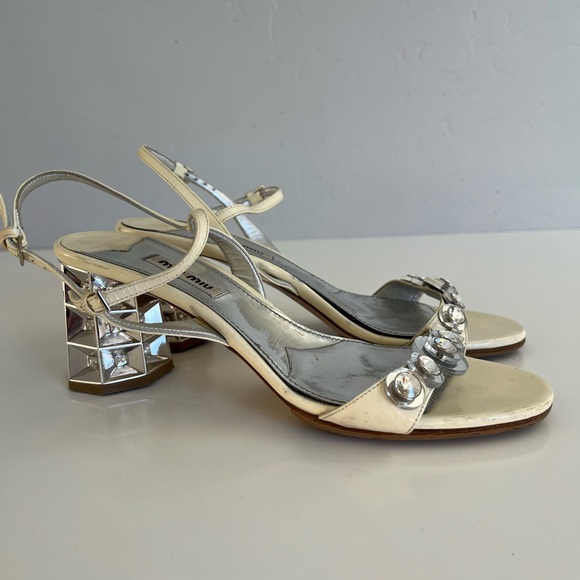 Miu Miu Shoes - VTG Rare MIU MIU Patent Leather Disco Heels